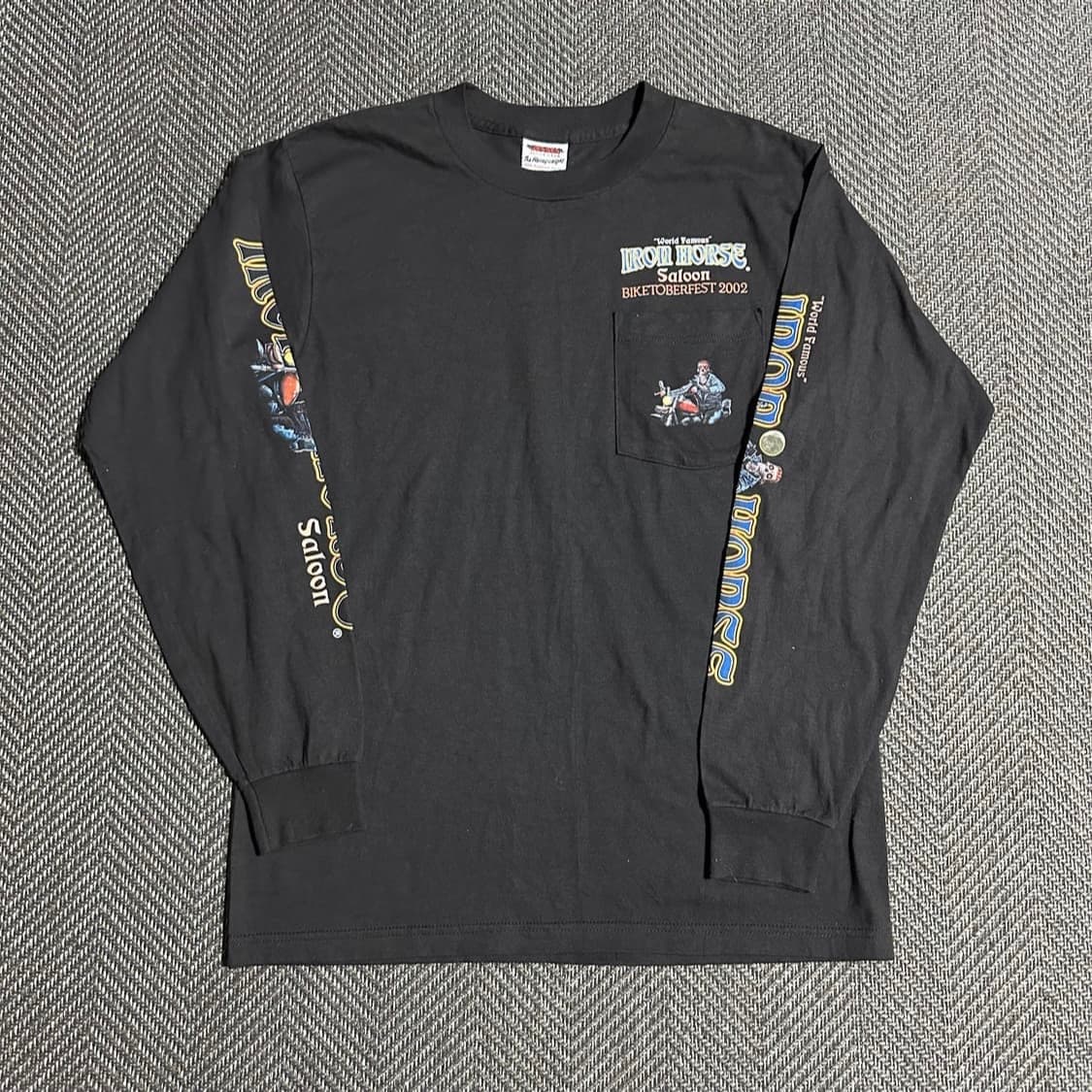 OOs JENSEN IRON HORSE 프린팅 롱슬리브 상품이미지3