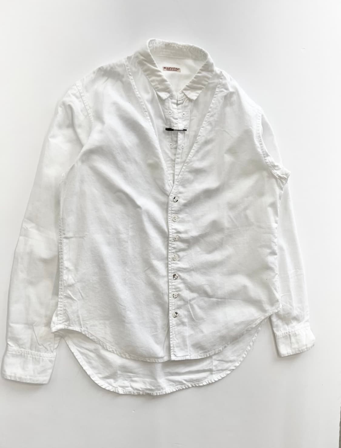 KAPITAL 캐피탈 베스트 레이어드 셔츠 상품이미지2