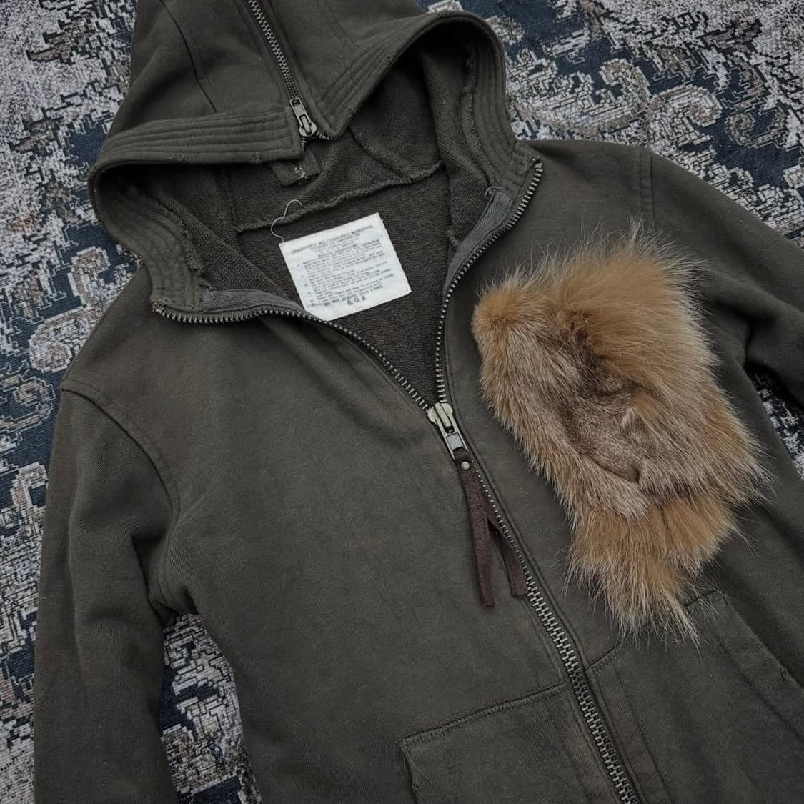 G.o.a 00’s archive fur hood jacket 상품이미지2