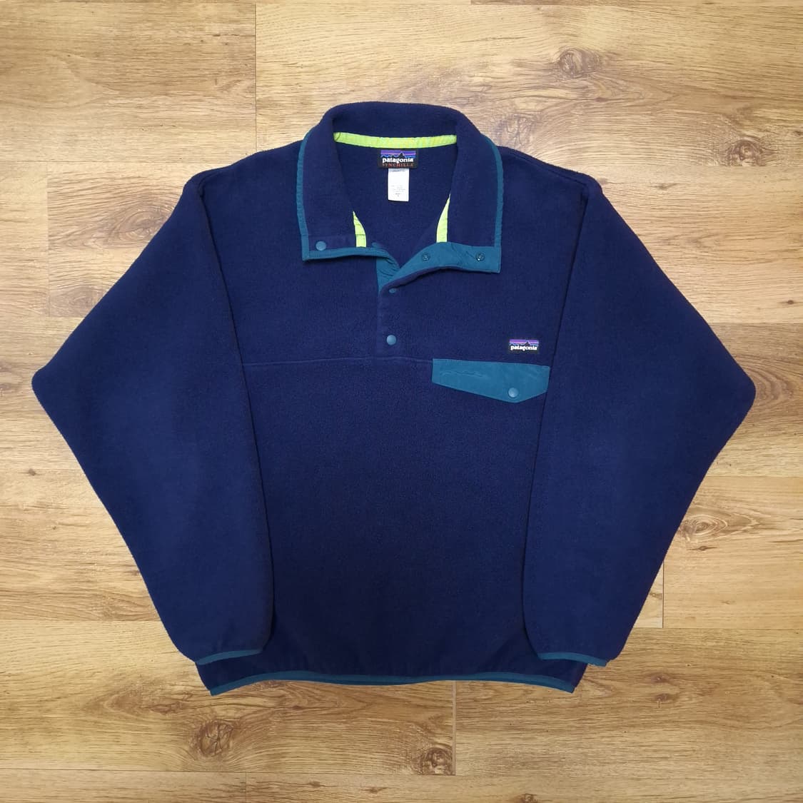 파타고니아 신칠라 스냅티 네이비 그린 m 상품이미지1