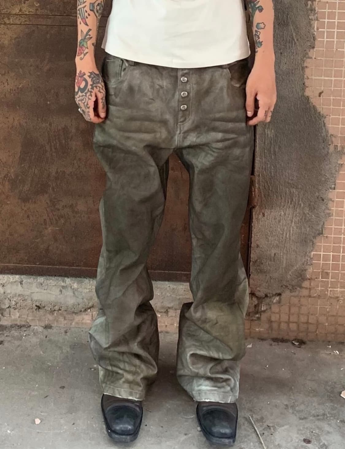 비엑세스 no E mosen 부츠컷 데님 상품이미지1