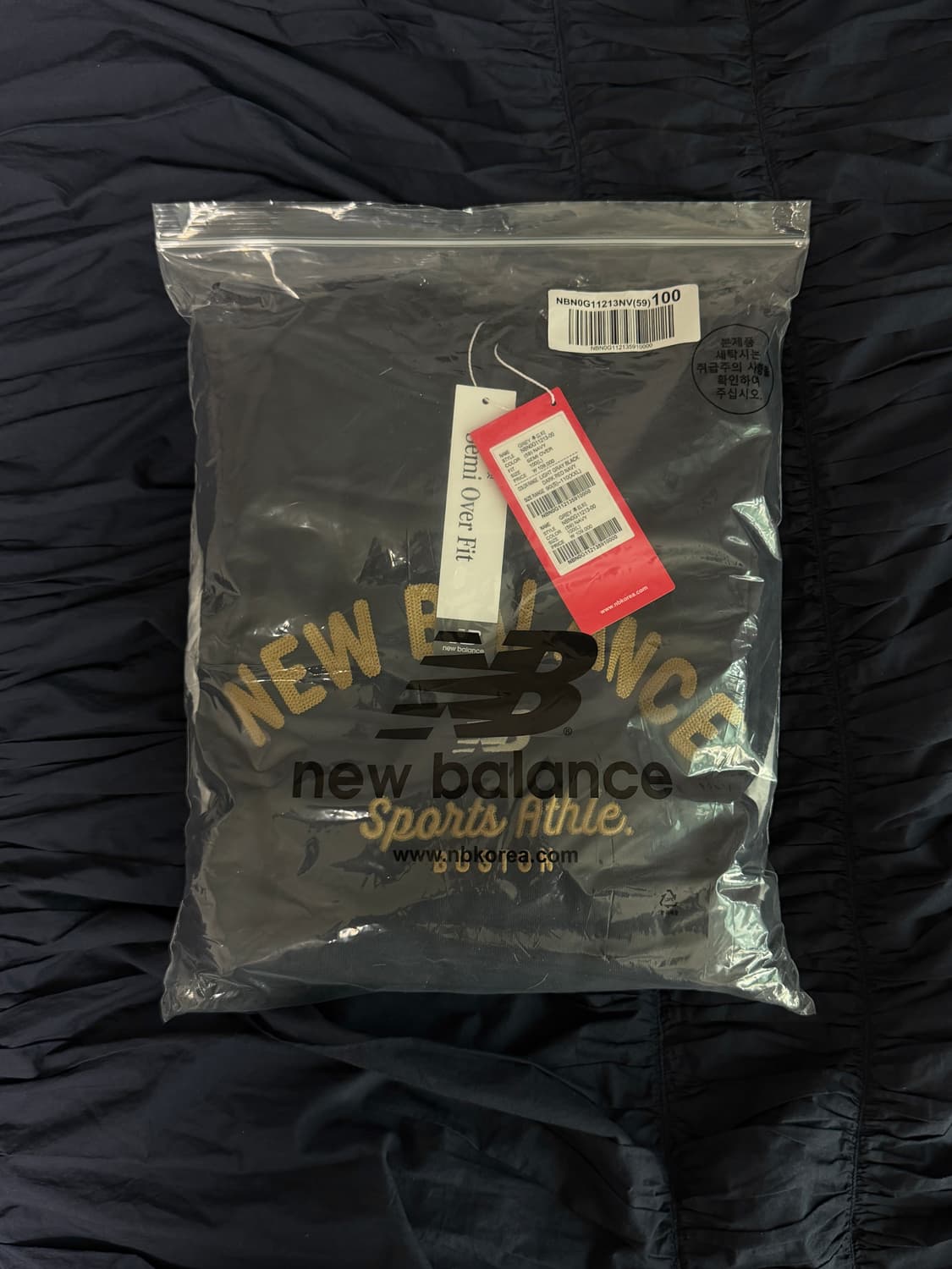 (새상품) 뉴발란스 - UNI NEW GREY 그래픽 후드티 상품이미지2