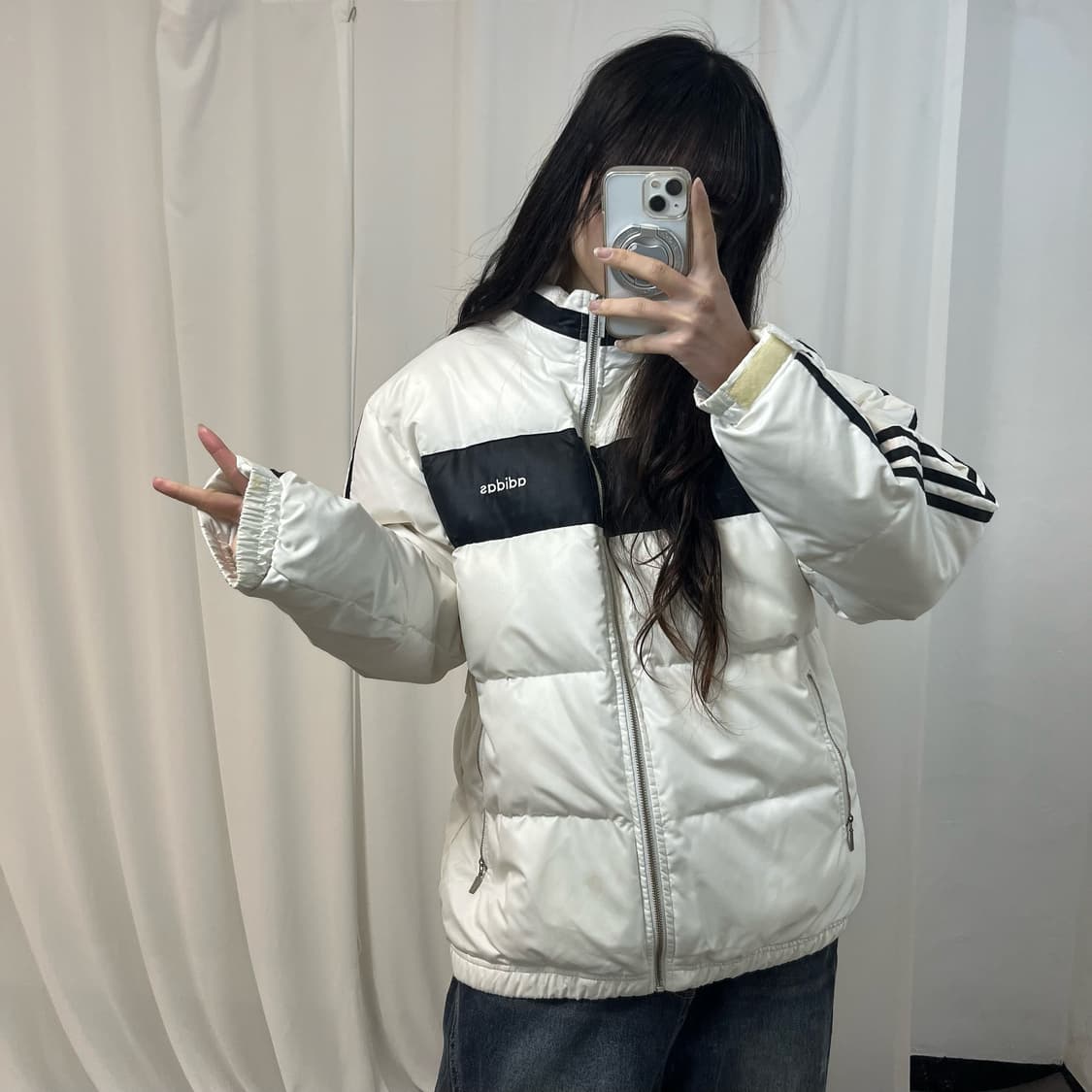 Adidas Oldschool Puffer Jacket 상품이미지2