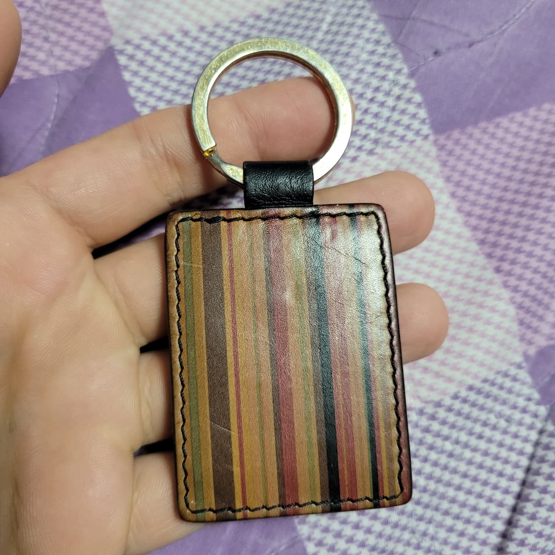 정품 폴스미스 멀티 스트라이프 키링 상품이미지1