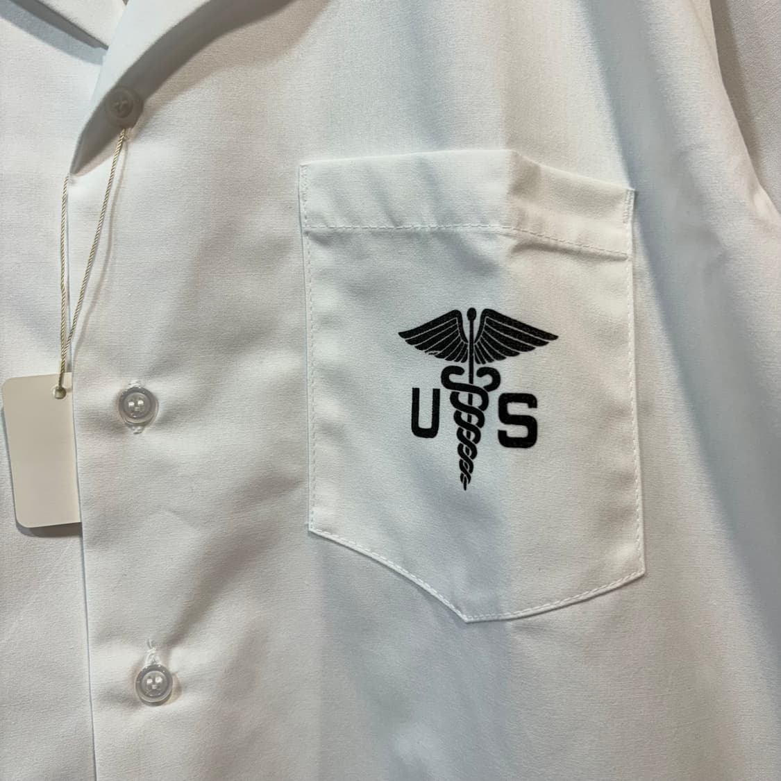 [L] US ARMY 미군 매딕 셔츠 스목 반팔 상품이미지2