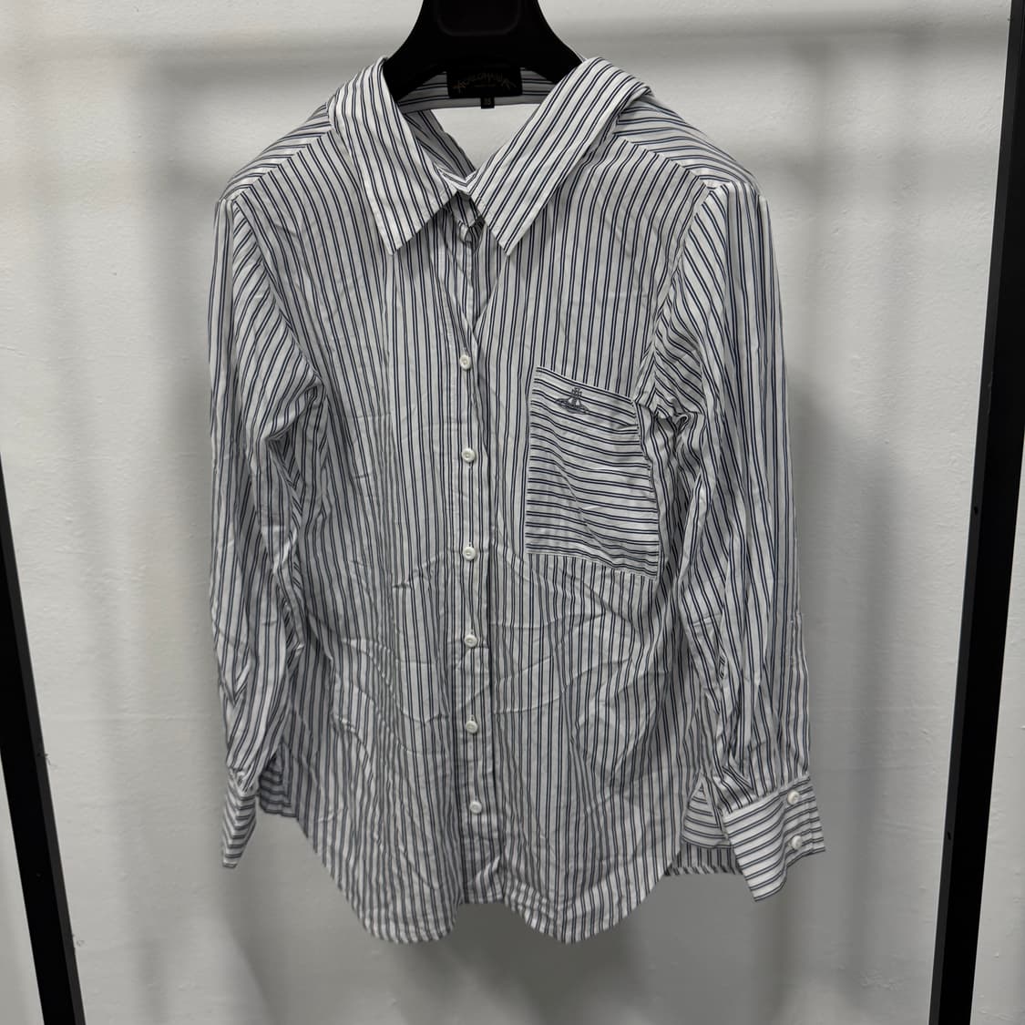 비비안웨스트우드 넥디테일 체크셔츠 상품이미지1