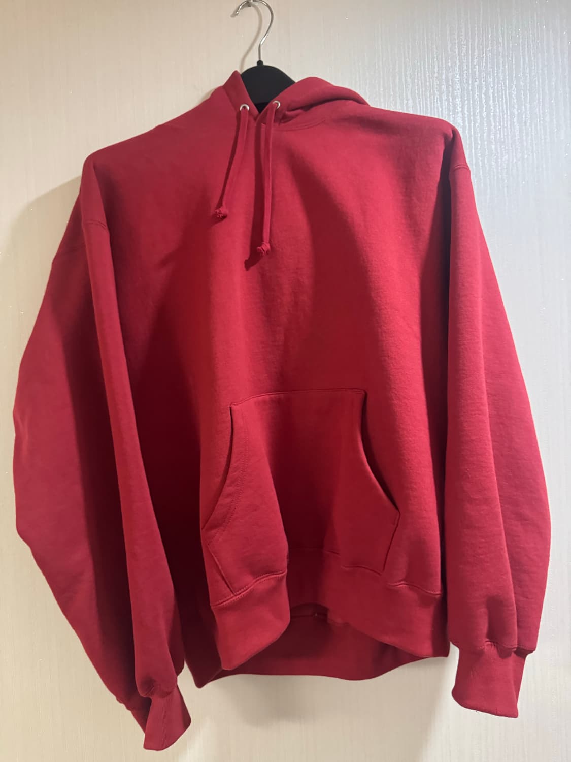 슈프림 아플리케 후드 레드 M 상품이미지2