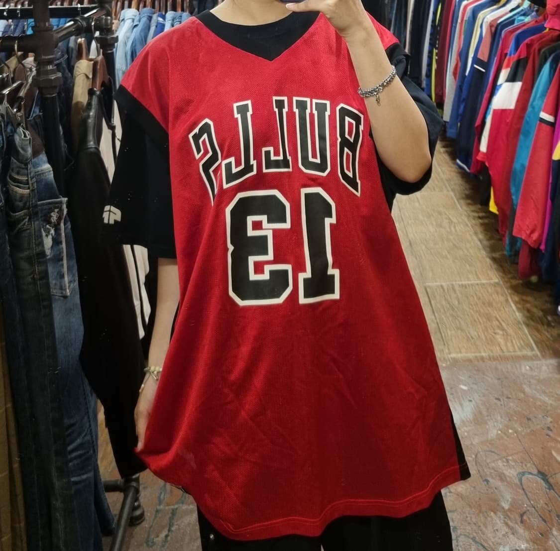 [Hi] NBA 아디다스 농구나시 레드 상품이미지2