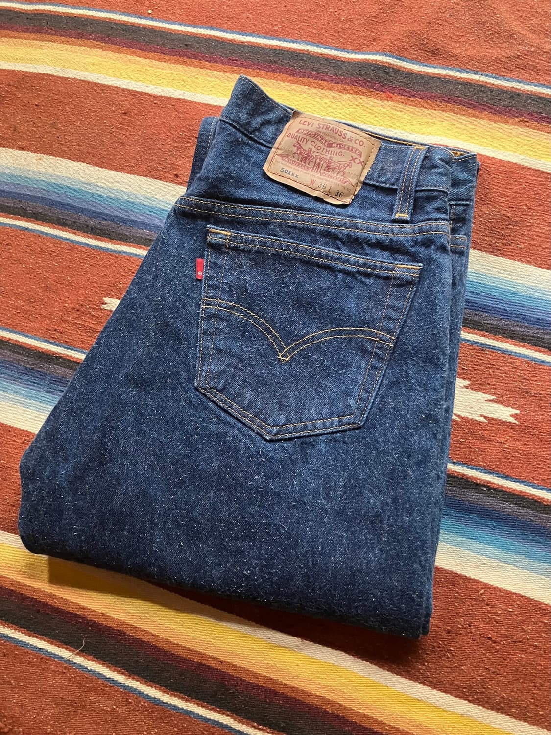 90s USA 빈티지 리바이스 501 데님 팬츠 상품이미지2