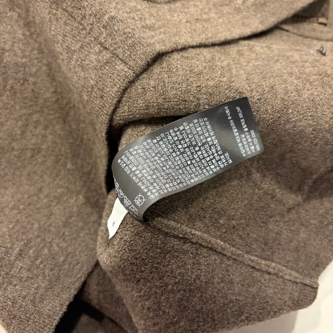 [S] 유니클로 C라인 울 블랜드 브라운 집업 자켓 새상품 C963 상품이미지8