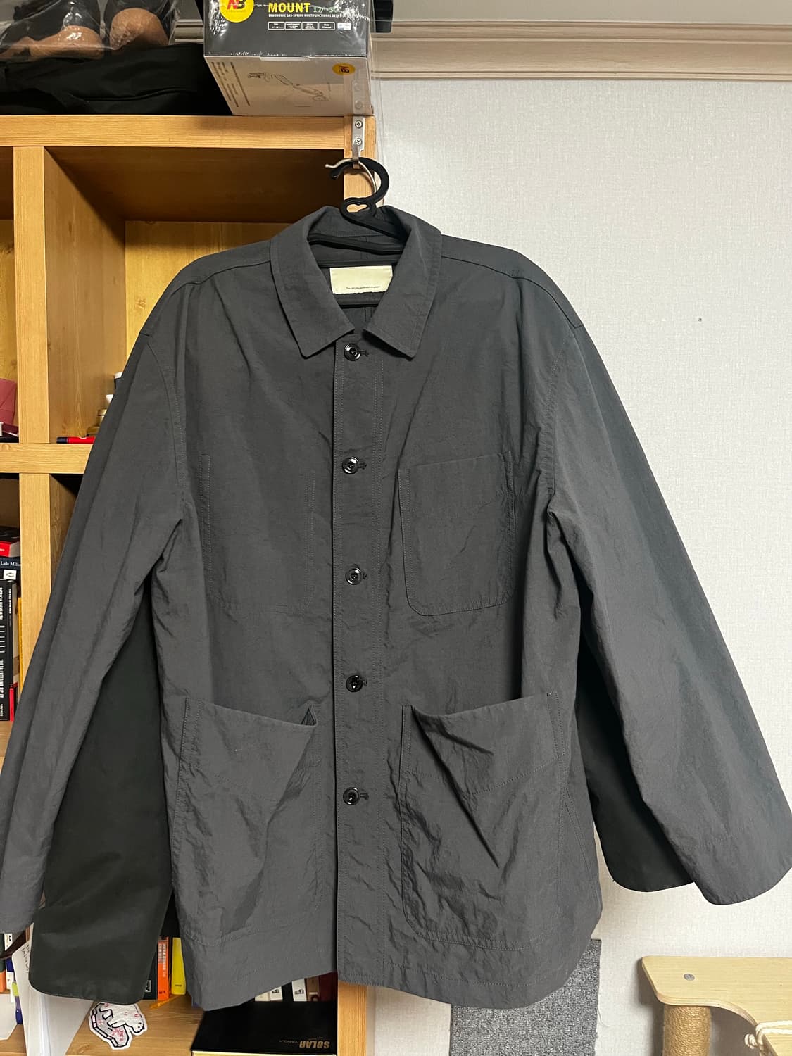 포터리 나일론 워크자켓 챠콜 2사이즈 상품이미지5