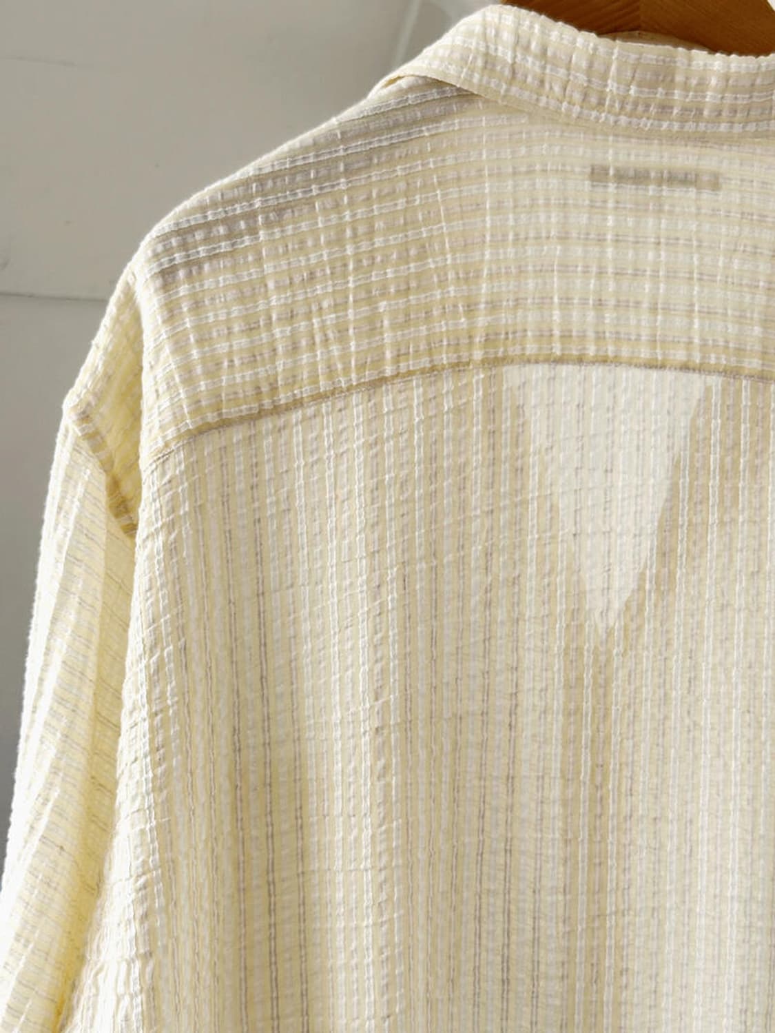 Natural fabric jacquard design half shir 상품이미지4
