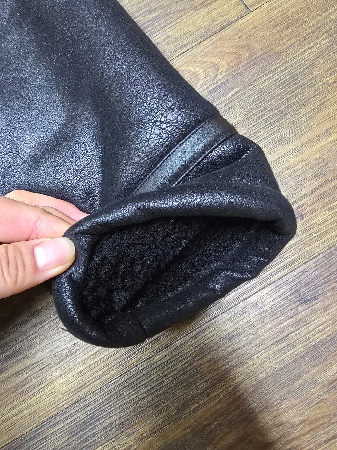 자라 바이커 무스탕 거의새거 상품이미지6