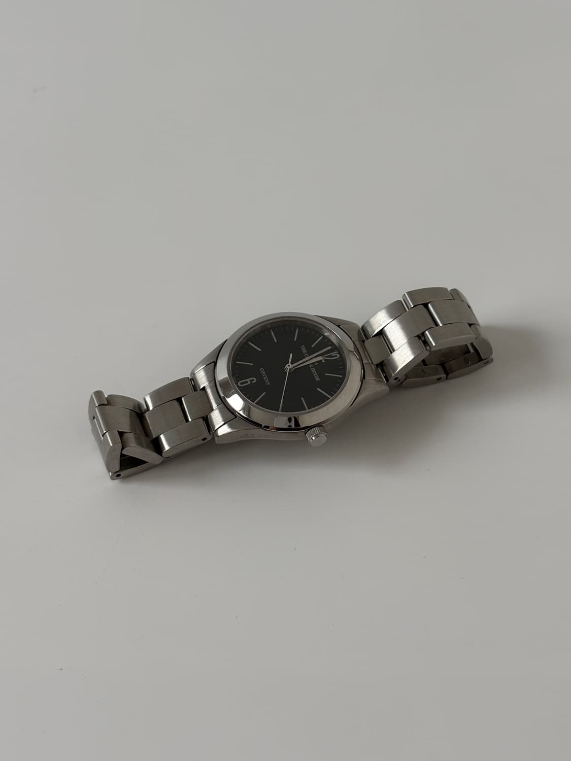 1990s Black Dial Silver Ladies Quartz 상품이미지5