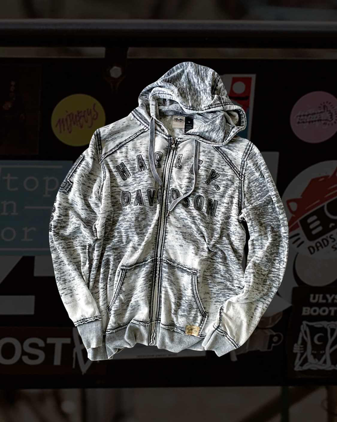 할리데이비슨 Y2K 후드 집업 상품이미지1