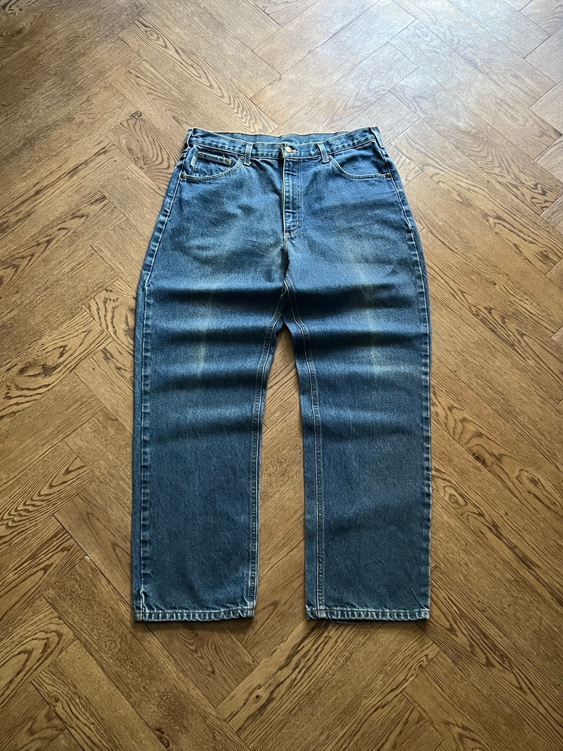 [36]칼하트 USA 빈티지 워싱 워크 데님 팬츠 상품이미지2