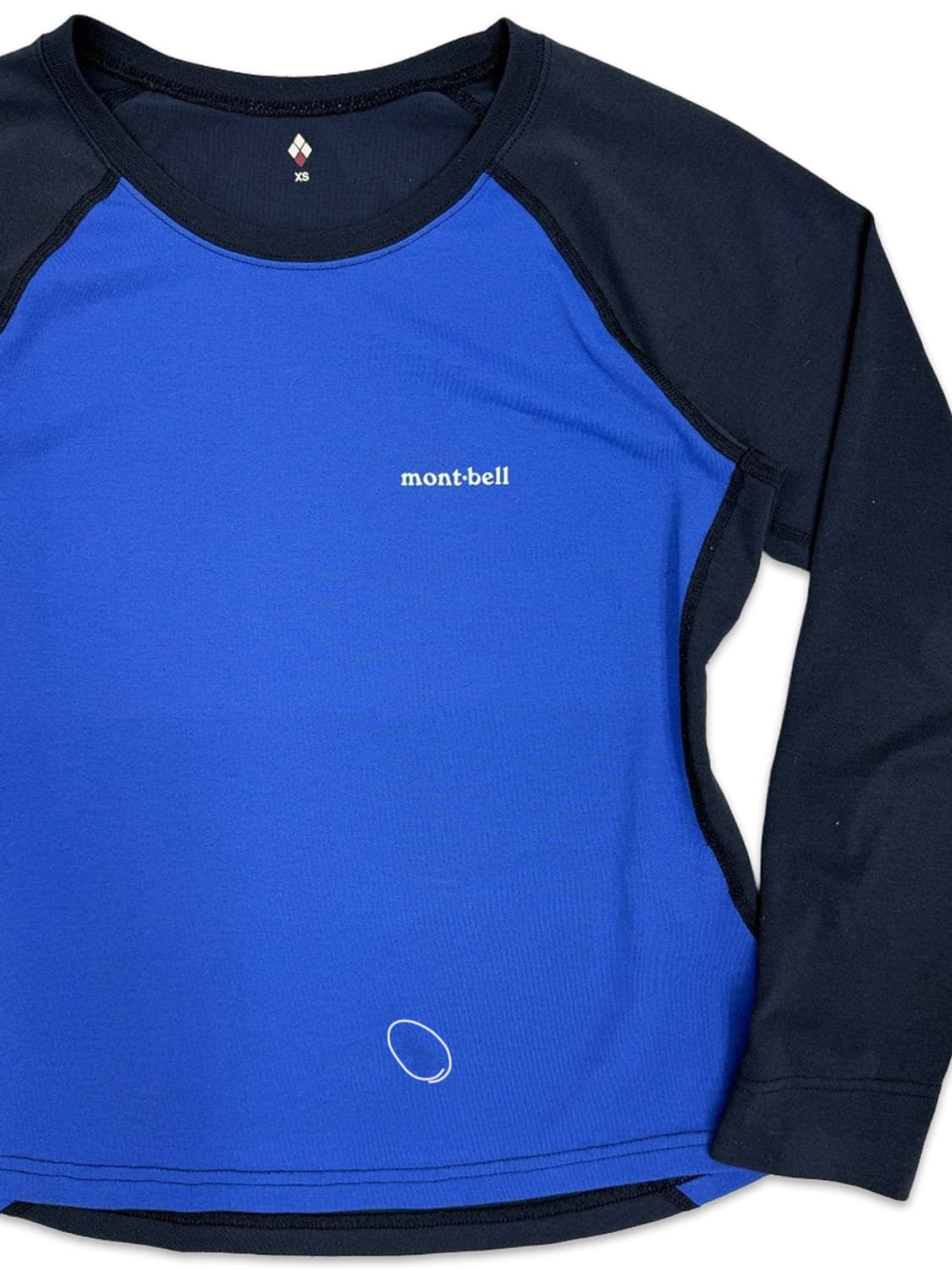 빈티지 Montbell 블루 나그랑 긴팔티 상품이미지2