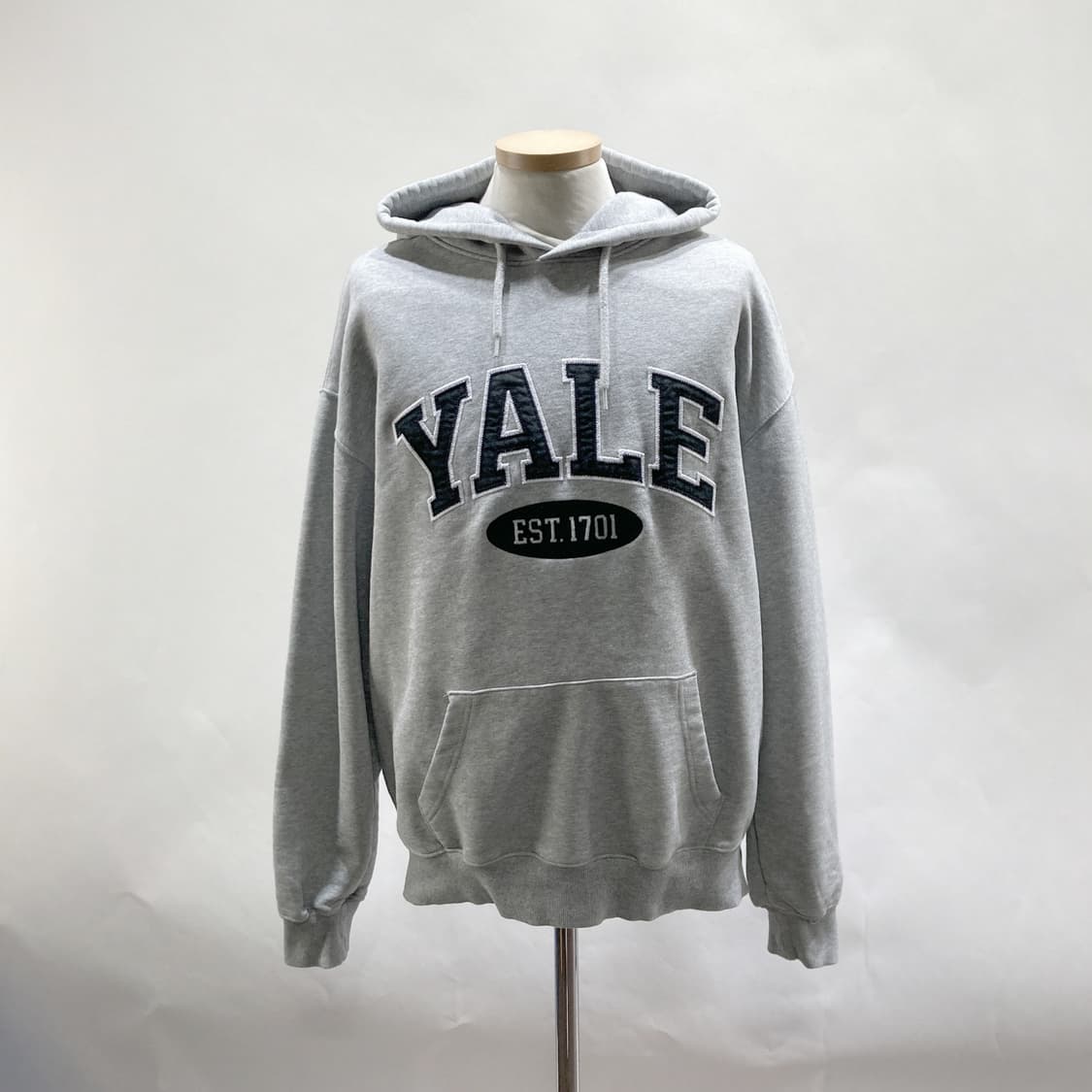 예일 캐주얼후드티 그레이 XL 영구제 상품이미지1