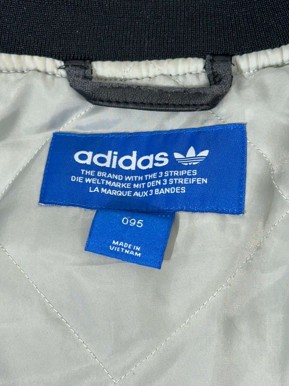 아디다스 블랙 바시티 빅 로고 자켓 95 상품이미지7