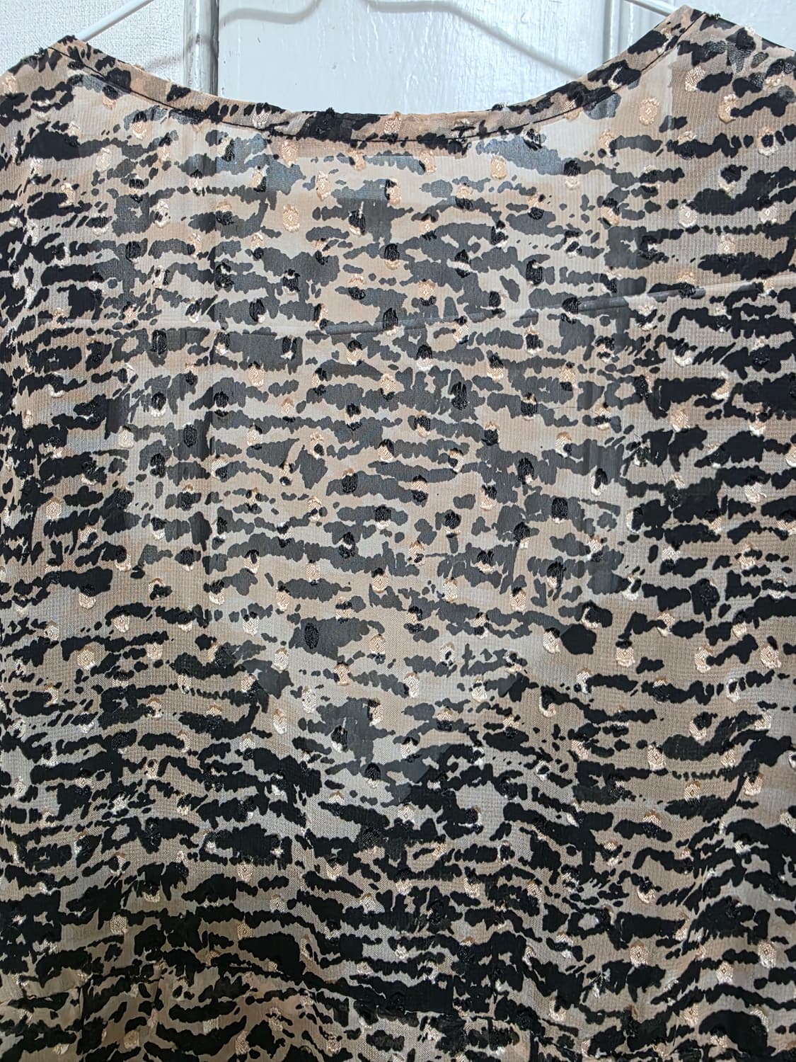 자라 애니멀 프린트 미니 드레스 원피스 S 상품이미지8