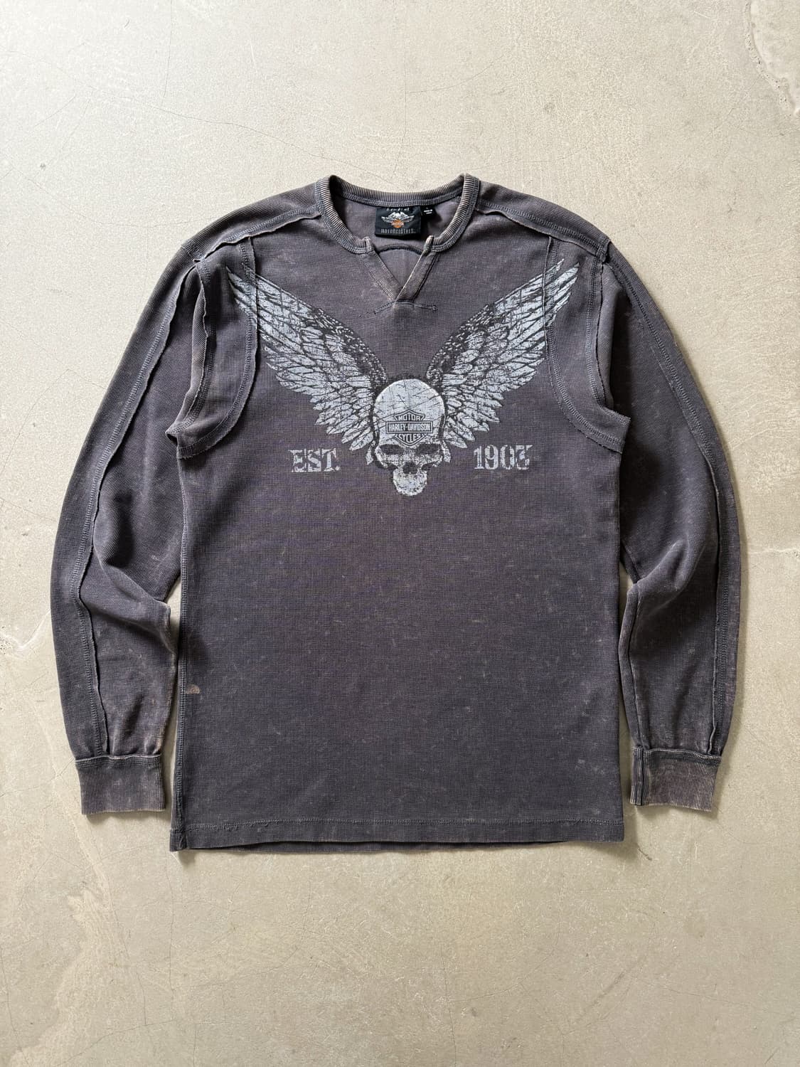 Harley-Davidson Long Sleeve Knit Shirt 상품이미지1