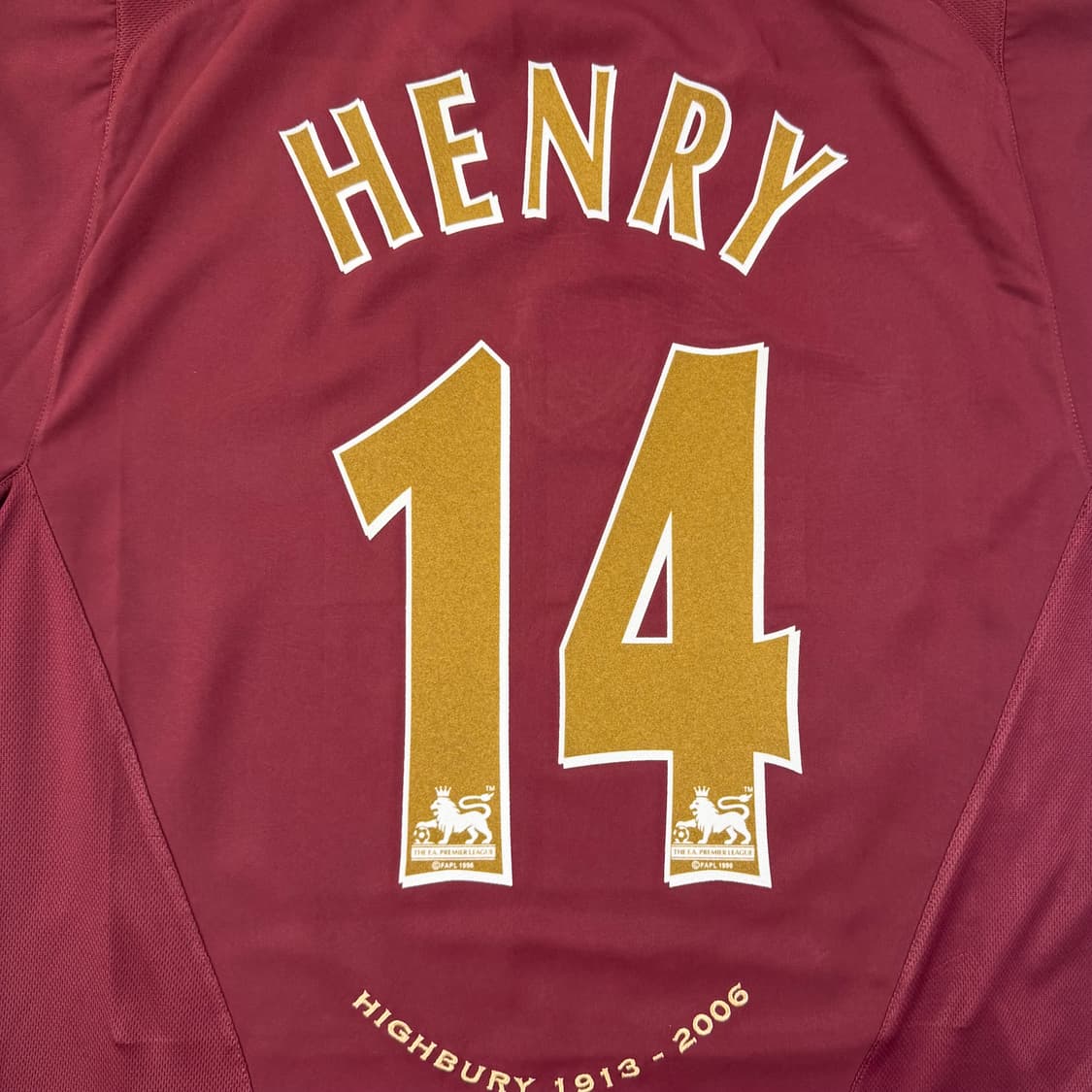 05-06 아스날 홈 하이버리 앙리 유니폼 상품이미지2