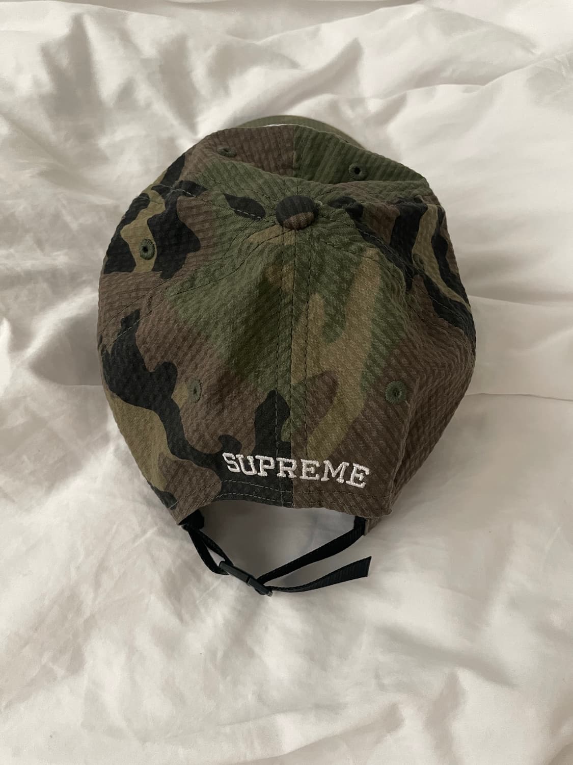 슈프림 시어서커 S 로고 6-패널 우드랜드 카모 - 24SS 상품이미지2