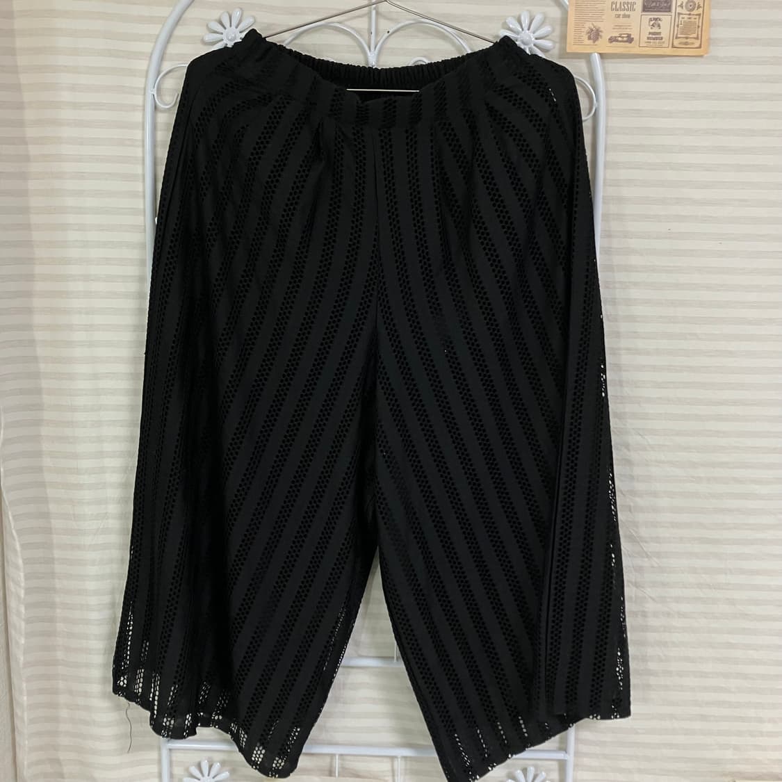 빈티지 블랙 플리츠 팬츠 907 y2k 스트릿 모리 갸루 일본빈티지 펑키 상품이미지1