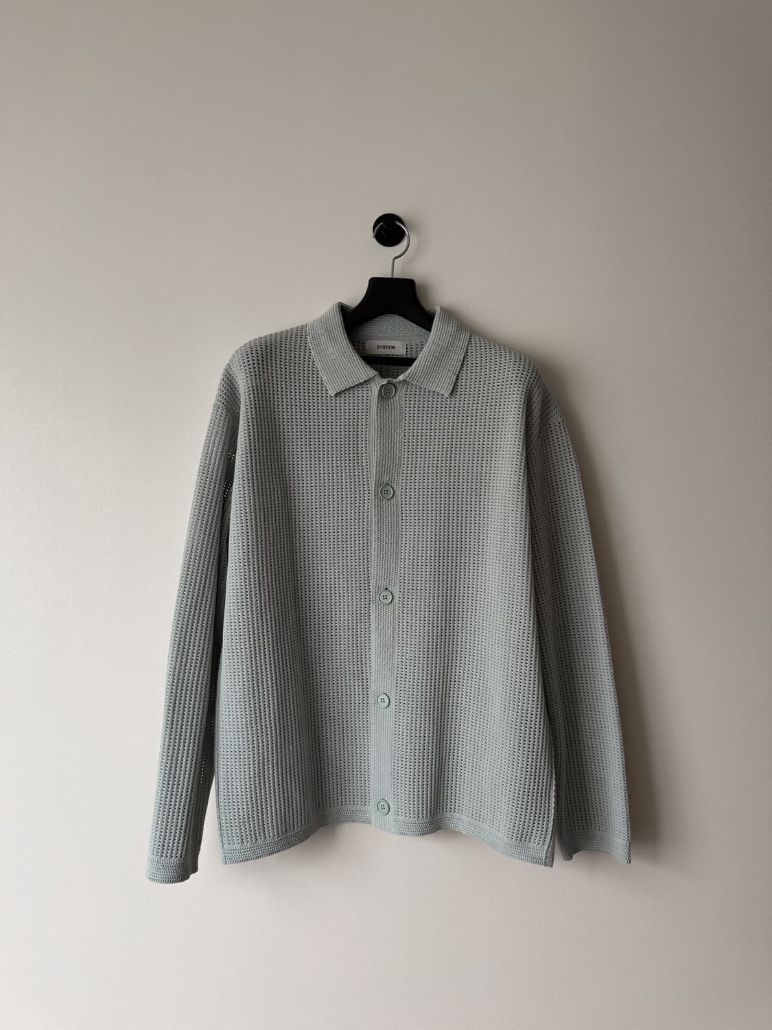 시스템옴므 오버핏 크로셰 니트 가디건 상품이미지1