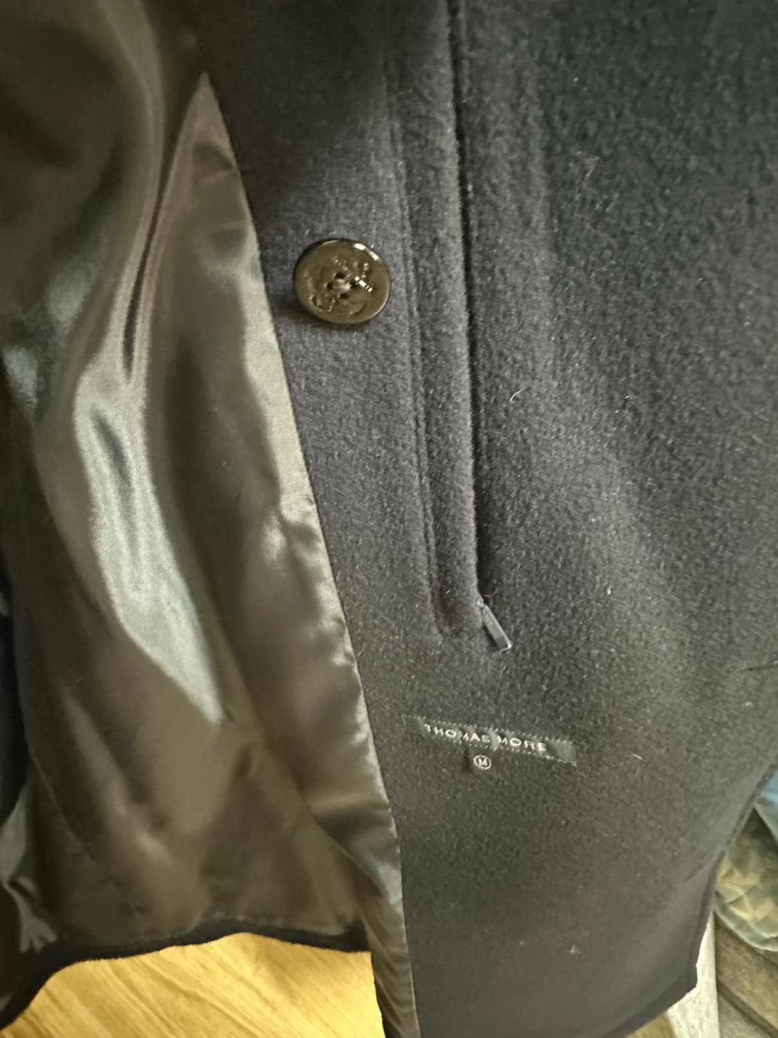 토마스모어 피코트 네이비 M 사이즈  상품이미지2