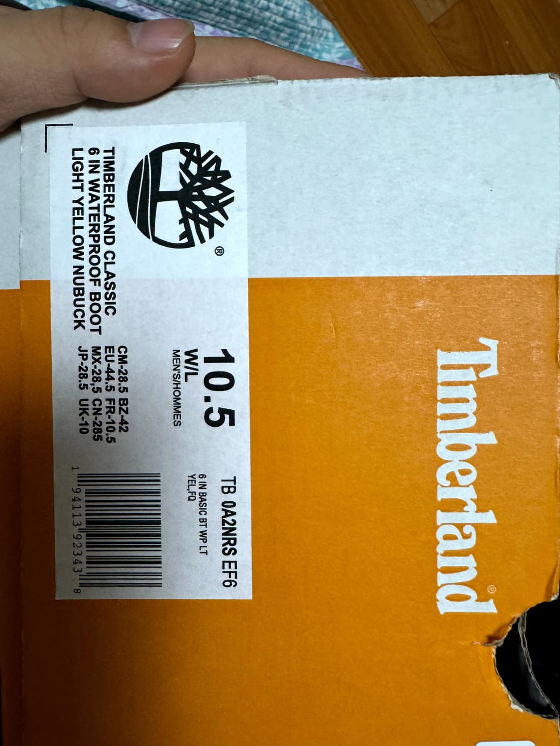 팀버랜드 클래식 캐쥬얼부츠6인치 워터프루프 라이트 옐로 상품이미지2