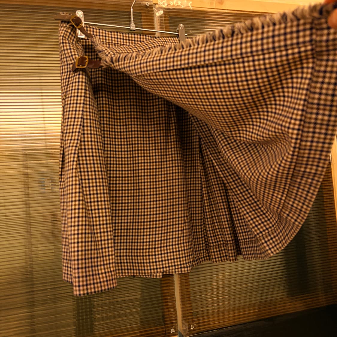 아쿠아스큐텀 체크스커트 상품이미지2