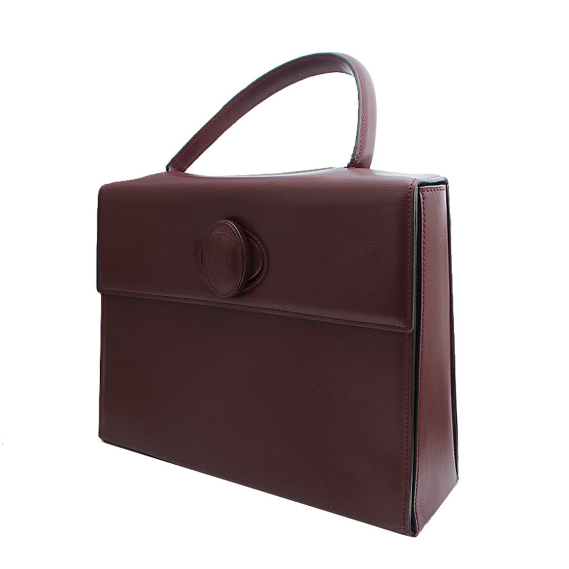 까르띠에 해피라인 와인색 토트백 상품이미지2