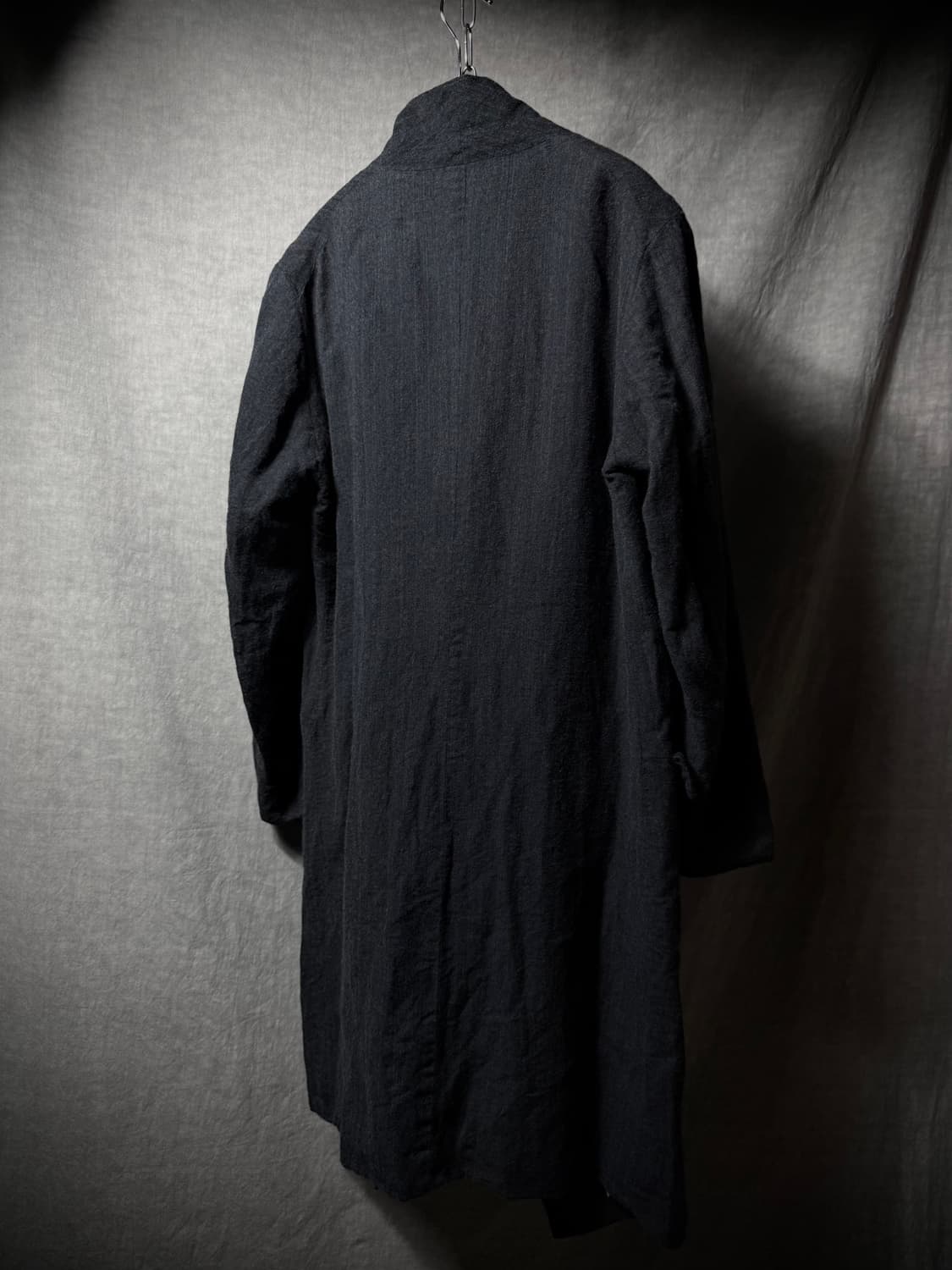 KLASICA Asymmetric Stand Collar Coat 상품이미지7