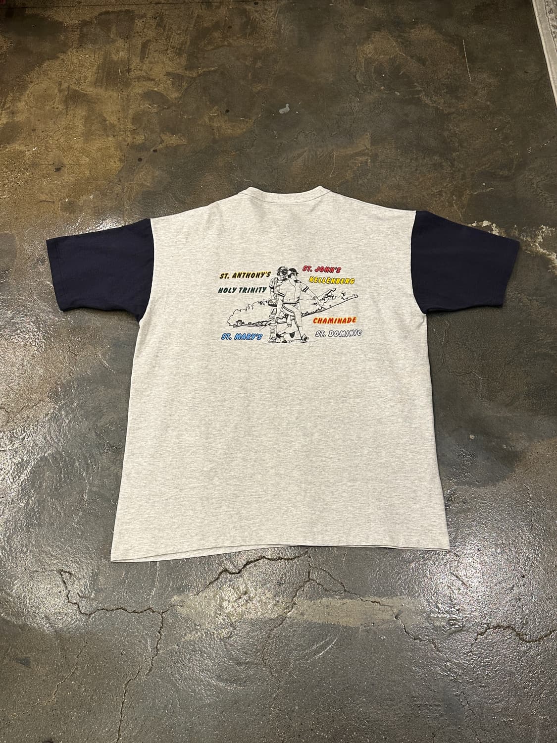 90s COTTON DELUXE 빈티지 베이스볼티 XXL 상품이미지2