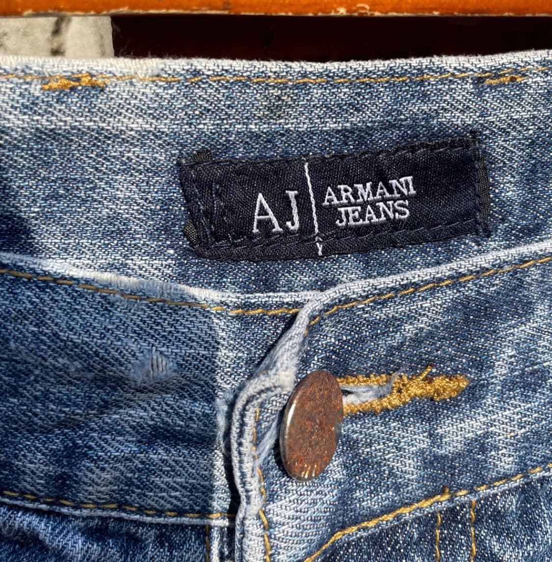Vintage Armani Jeans Boots Cut Denim 상품이미지8