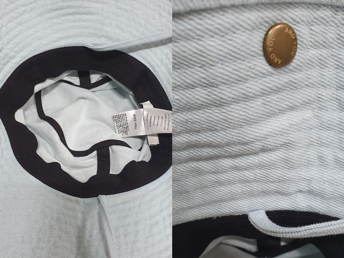 라이트블루 앤유 버킷햇 벙거지모자  상품이미지6