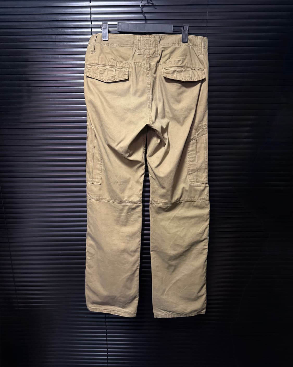 일본 워크 아미 밀리터리 멀티 포켓 베이지 빈티지 파라슈트 카고 와이드  상품이미지7