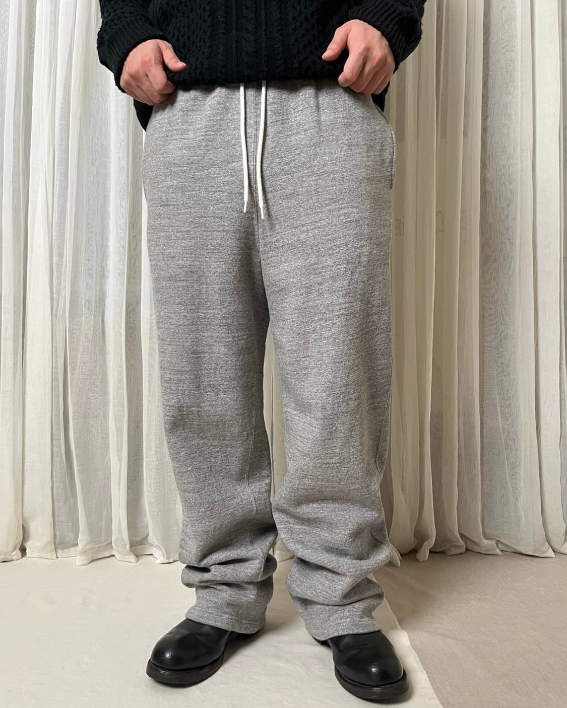 Unused 22aw 와이드 스웻팬츠 언유즈드  상품이미지1