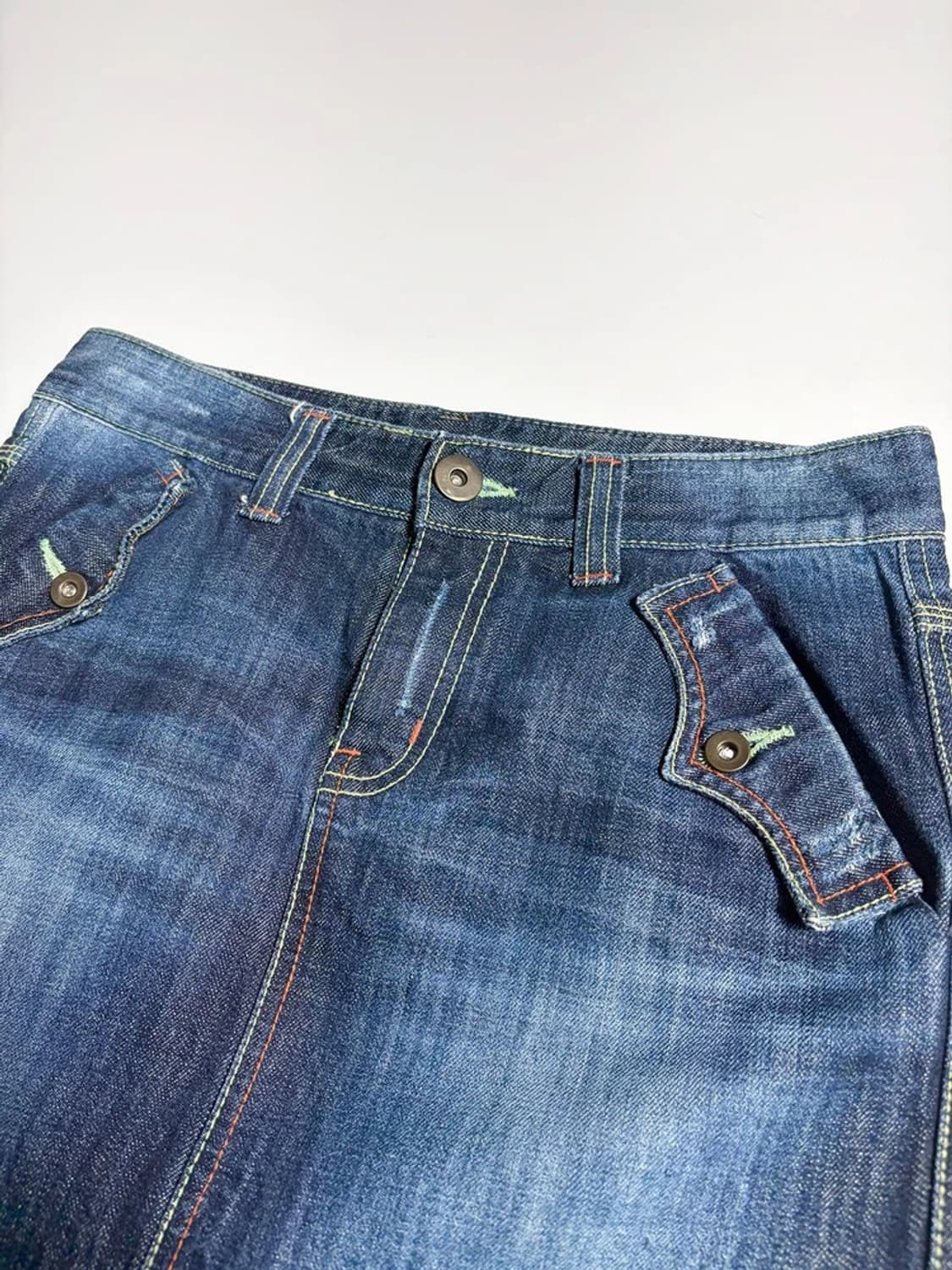 Phoenix Jeans 유니크 포켓 데님 미니 스커트 R1943 상품이미지2