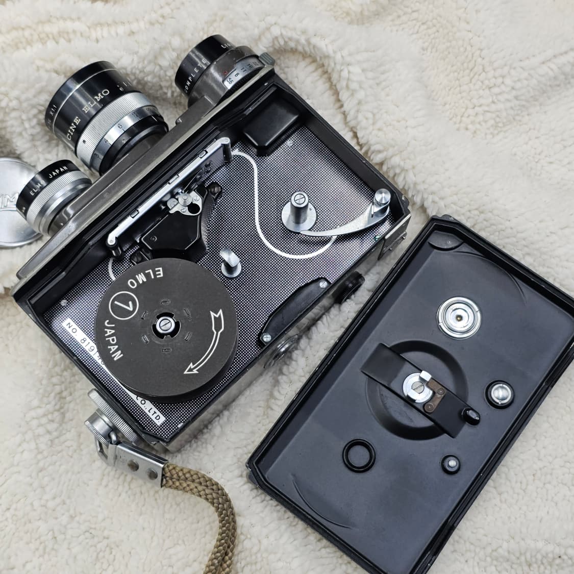 정상작동 엘모 빈티지 8mm 무비카메라 ELMO 필름카메라 필카 캠코더 상품이미지8