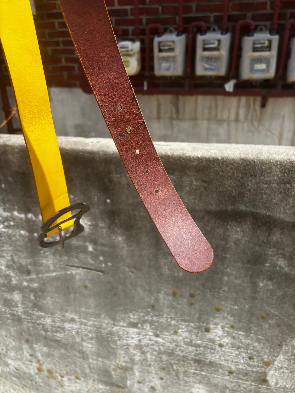 미스 식스티(Miss Sixty) 빈티지 레더 벨트 상품이미지4