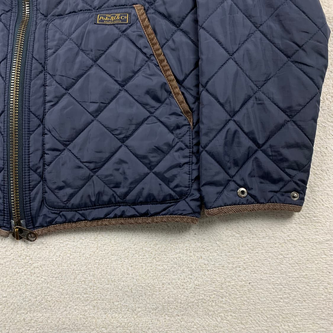 폴로 랄프로렌 2way 퀼팅 자켓 네이비 상품이미지5