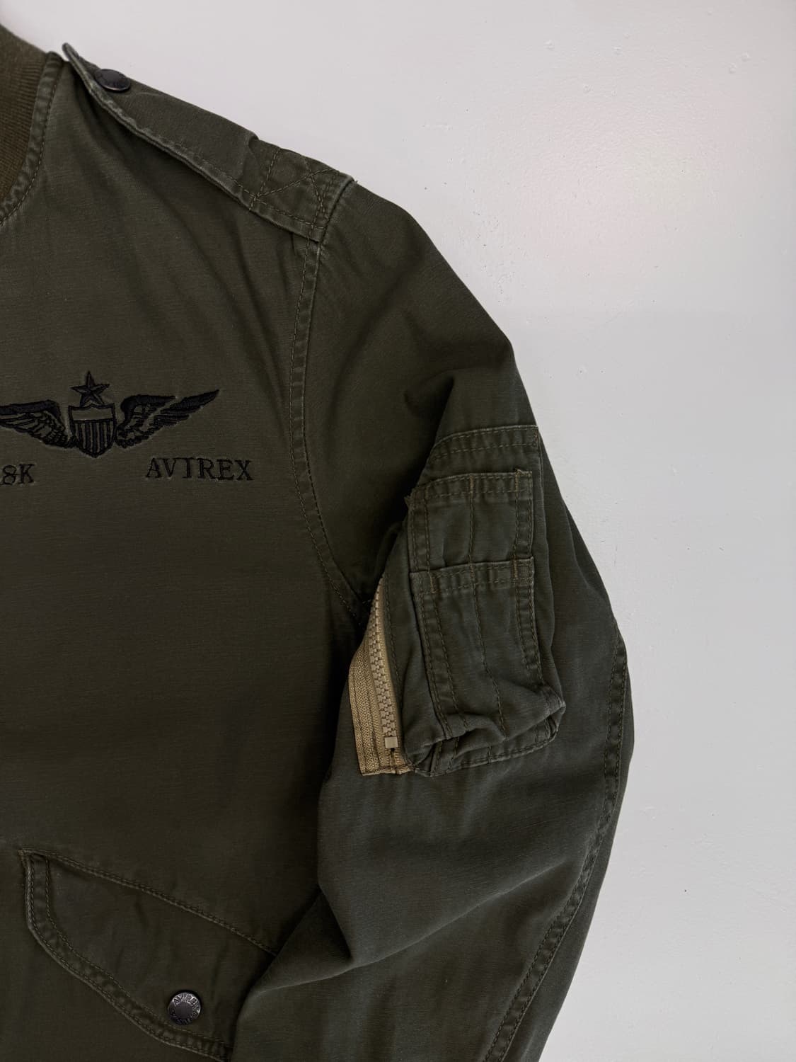 아비렉스 USA 코튼 팬텀 플라이트 봄버 자켓 상품이미지3