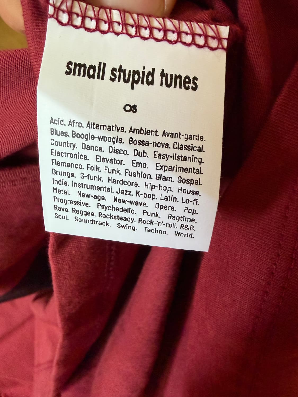 스몰스튜핏튠즈 펑크 롱슬리브 smallstupidtunes 상품이미지4