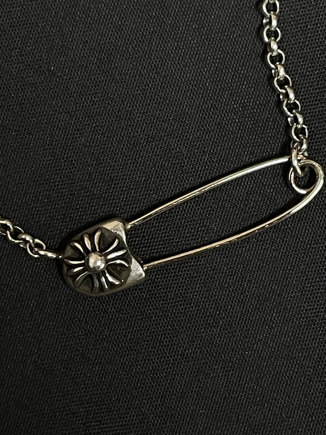 크롬하츠 세이프티핀 목걸이 20인치 상품이미지1