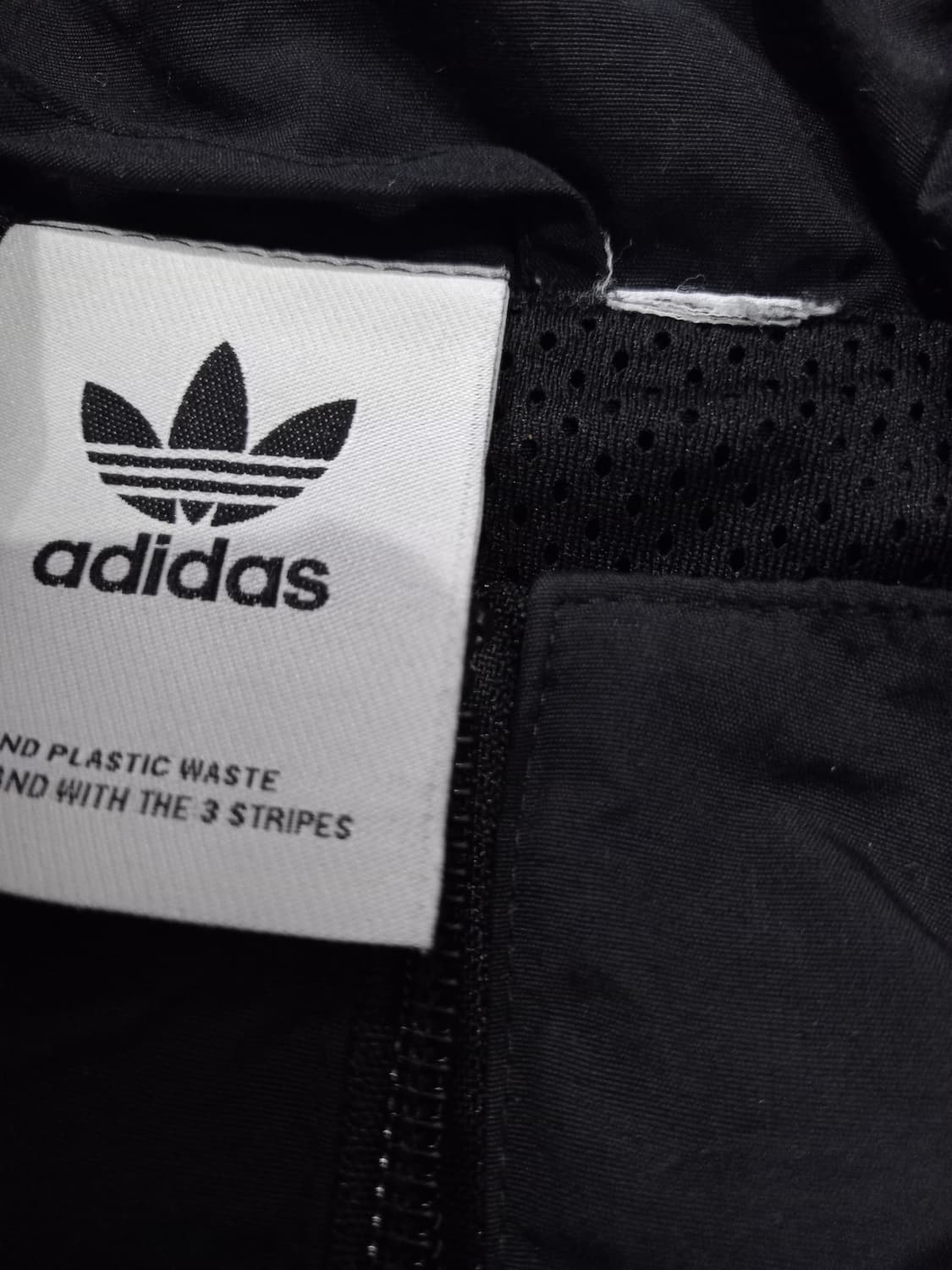 아디다스 락업 블랙 검흰 트랙탑 저지 져지집업 95/M 상품이미지4