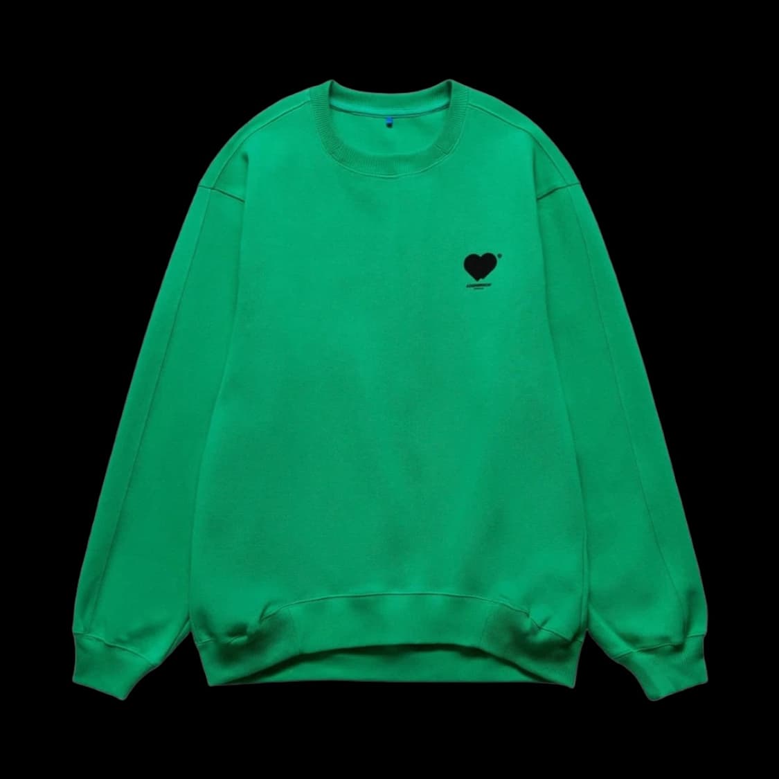 [A2]아더에러 트윈 하트 로고 맨투맨 그린 상품이미지1