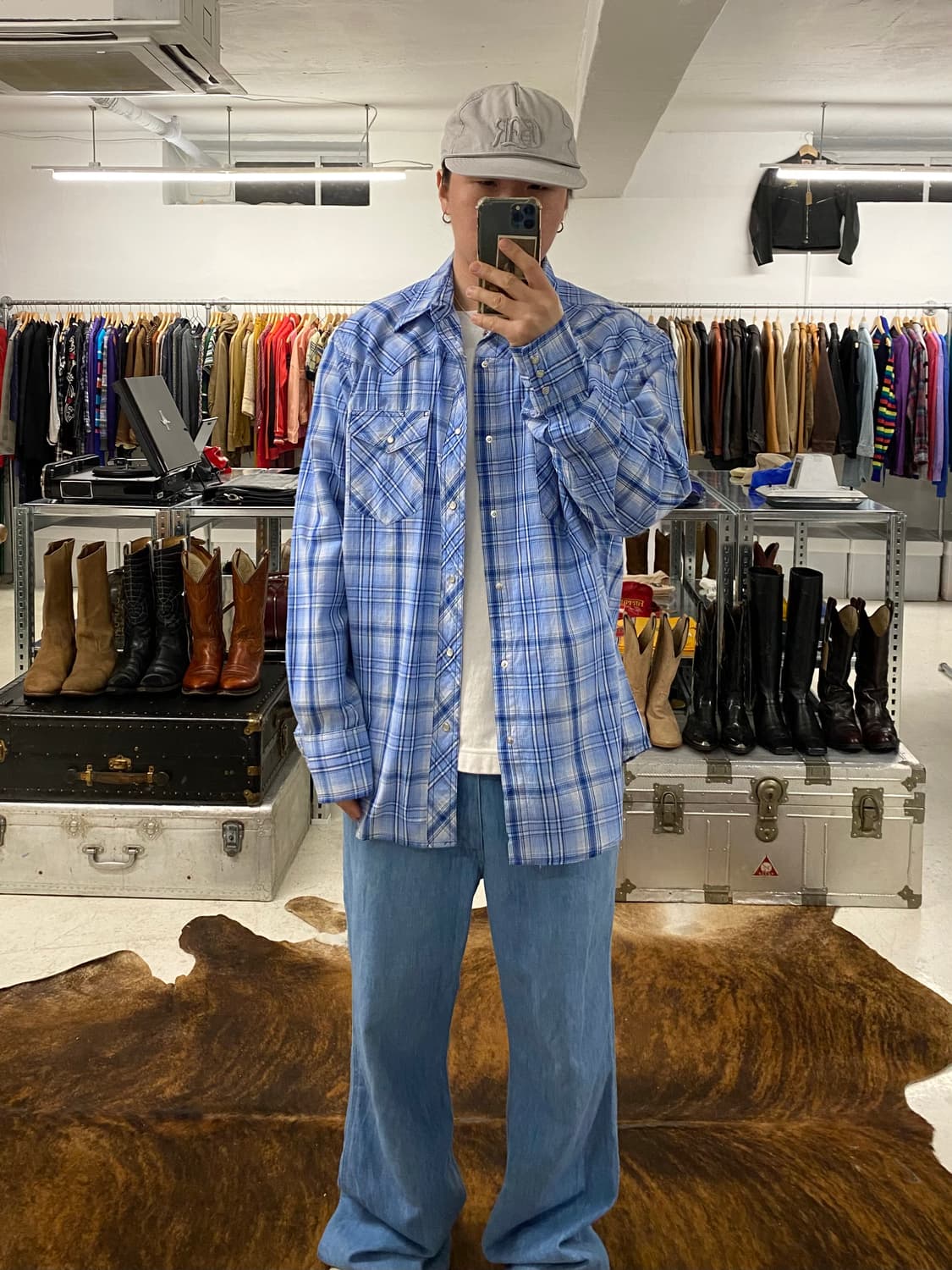 WRANGLER ombre western shirts 랭글러 옴브레 셔츠 상품이미지2