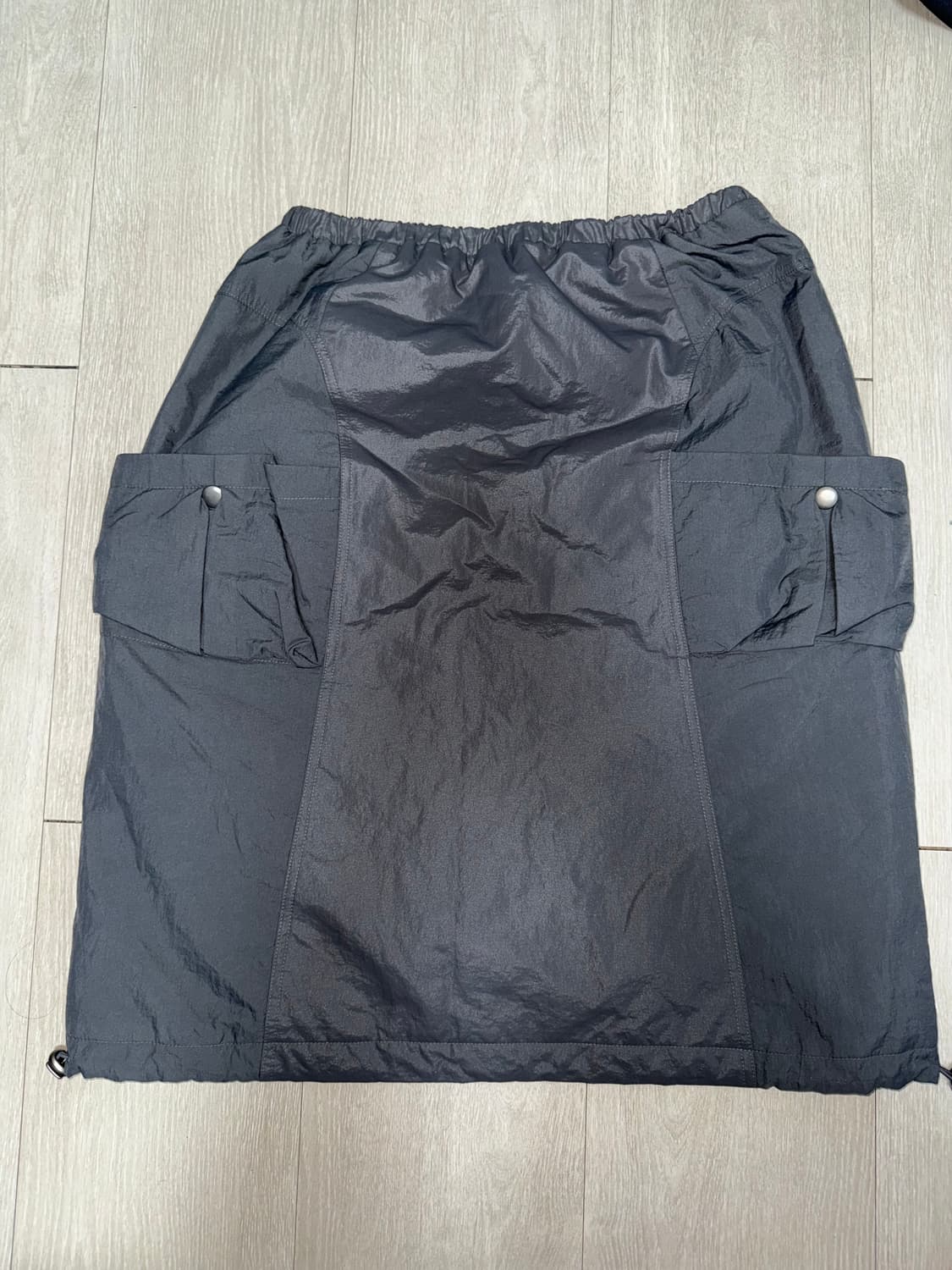 허그유어스킨 벌룬 패딩 미디 스커트 상품이미지2